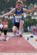 Jessica Beasley, Jnr Athlete of the Year, proved a promising long and high jumper