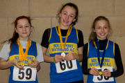 Several Under 13 Girls took medals at NW Sportshall Final