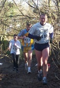 John Vis leads Rob Berry and Sue Cooper in Xmas H'cap, 2001