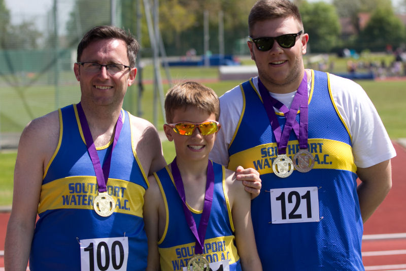 23 medals were taken at the M'side County T&F Champs