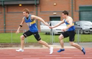 The Under 17 men won the 4x100m relay at Litherland in 45.9 secs