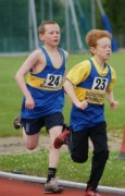 Liam Ellis and Michael Panes- a formidable duo all season in the Under 13 boys' 1500m