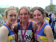 Under 17 Women take Merseyside silver at the North West road relays in Blackpool 